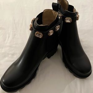Steve Madden Black Amulet Boots-Size 10
